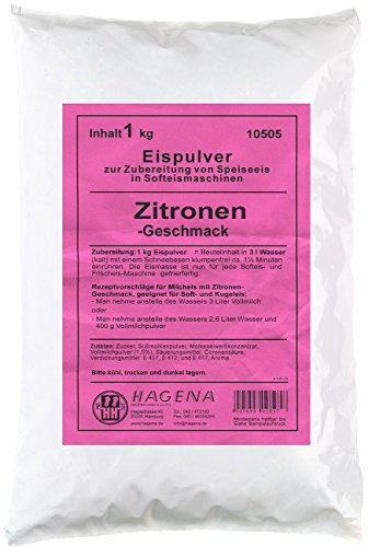 Softeispulver Zitronen-Geschmack, 1 kg (Ice)