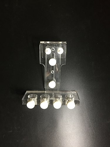 Marine Color Aquarium pH Redox Sonde Elektrodenhalter Acryl Halterung für 4 Sonden und Schläuche