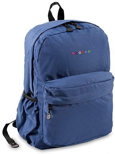 J World New York Campus Oz Zaino Casual, 43 cm, 22 litri, Navy