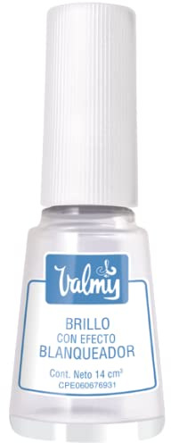 Valmy Brillo Esmalte Blanquedor De Uñas Tratamiento Con Efecto Blanqueador Para Uñas Manchadas Y Amarillas