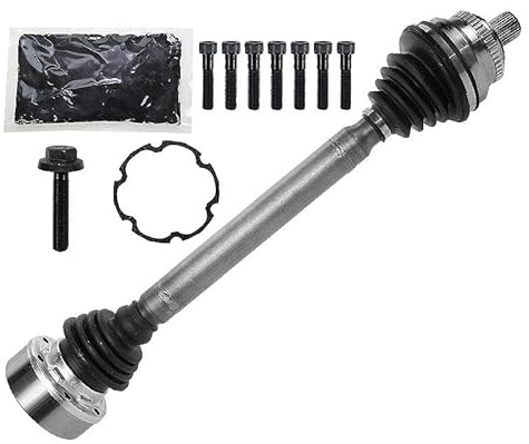 BESTPRICE ATP 1x Antriebswelle komplett vorne links Gelenkwelle | Kompatibel mit: AUDI 80 B3 Stufenheck, 80 B4 Avant, 80 B4 Stufenheck, 90 B2, 90 B3, CABRIOLET B3, COUPE B3