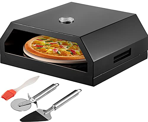 VEVOR Outdoor Pizza Oven, Stainless Steel Camp Pizza Oven, Portable Pizza Oven Kit with Set of Professional Pizza Baking Tools, 12 Pizza Stone, Pizza Shovel, Pizza Cutter