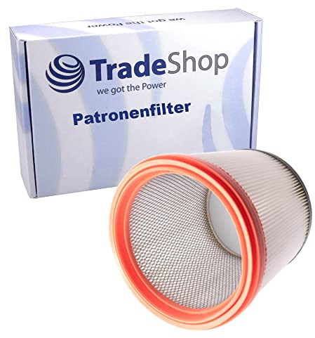 Trade-Shop Patronenfilter/Rundfilter/Lamellenfilter/Faltenfilter kompatibel mit Starmix HG 6, HG 7, HG 8, HG 61 DW, SRP2HG8 Staubsauger