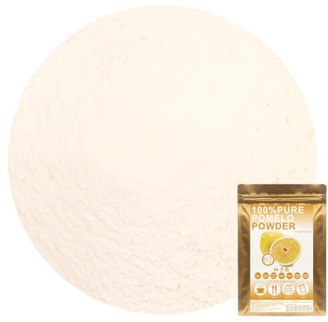 Plant Gift 100% Pure Pomelo Power 100G/3.25oz 柚子粉, Grapefruit, Non-GMO Powder, No Filler, No additives, Natural Pomelo Flour, Best Flavor for Smoothie, Drinks, Coffee and Baking, Adds Flavor and Taste