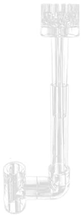 Hyclam Skimmer De Acuarios De Tubo Transparente Superficie Giratoria Entradas Salidas Filtro para Peceras Acuarios Accesorios De Limpieza Accesorios para Peceras