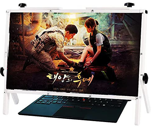 HD-Bildschirmlupe, Laptop-Bildschirmlupe, Desktop-Bildschirmlupe, 22-Zoll-praktisches faltbares Projektionsdisplay, kompatibel mit Laptops, iPads, Mobiltelefonen (natürlich)