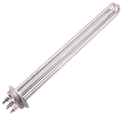 nmbhus Élément Chauffant À Trois Pinces, Thermoplongeur, Élément Chauffant Électrique for Brassage De l'eau, Faible Densité De Watts, 6kw (Size : with clamp, Color : 380v)