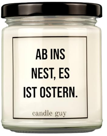 candle guy Duftkerze im Glas [Brennzeit 70h] - Duft-Kerze handgemacht mit Spruch | Freches Geschenk für Frauen, Freundin, Geburtstag | 100% Sojawachs, schöne natürliche Düfte mit ätherischem Öl