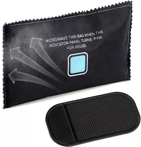2x 350g Car Home Dehumidifier Pack | Reusable Moisture Absorber Bags with Color Indicator | Prevents Dampness, Condensation & Odors