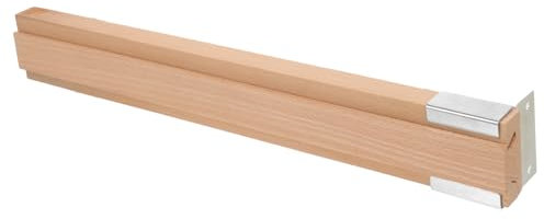 Gadpiparty Bewegliche Schubladenführungen 350 Mm Schubladenführungen Aus Massivholz Schrankschubladenschienen Ersatz für Schubladenbeschläge Geräuscharm Einfache Installation