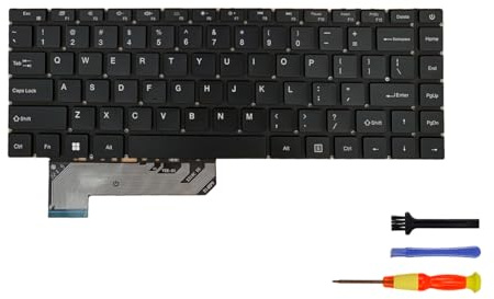 Table-King Clavier de rechange rétroéclairage pour passerelle 14.1 GWTN141-4RG GWTN141-4BL 4GR 4NK GWTN141-2 GWTN141-3 2BK 2BL 2PR 3BK 3GR 3PR