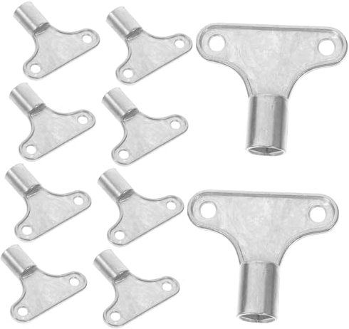 Artibetter 10stücke Entlüftungsventil Schlüssel Heizkörper-entlüftungsschlüssel Aus Zinklegierung Ventilschlüssel Für Auslassventile Heizungs-entlüftungsschlüssel Sanitärwerkzeug