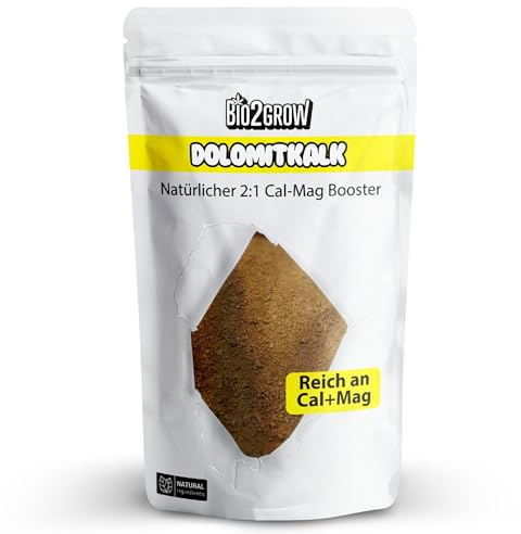 Bio2Grow Dolomitkalk 3KG – Magnesium und Calcium für Bodenverbesserung, pH-Wert-Regulierung und gesundes Wachstum