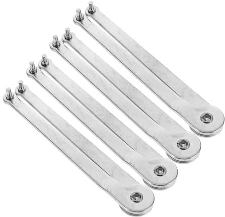 Tofficu 4pcs Heavy Duty Adjustable Angle Grinder Wrench Spanner for Angle Grinder Bracket Removal Tool Adjustable Spanner Wrench for