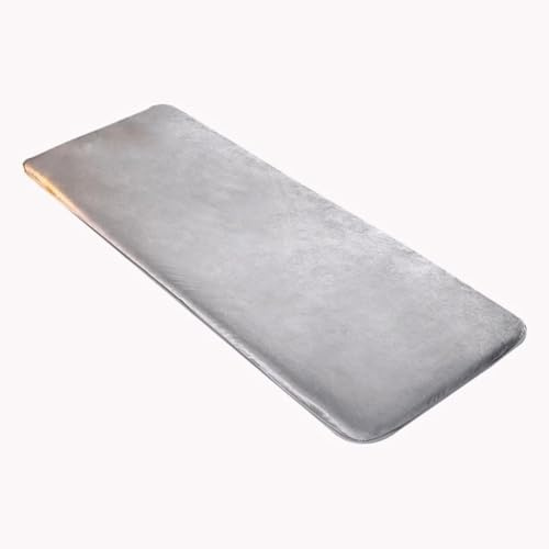 Grey s,70x190*5cm,5cm Dicke Hohe Dichte Memory Schaum Massage Bett Matratze Topper Ohne Gesichtsloch, Elastische Bänder & rutschfeste Wimpern Betttisch Matratze Kissen