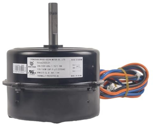 ZVVOEDMR Condenser Fan Motor Y6S620C531 For Air Conditioner Refrigerator Freezer Compressor Blower