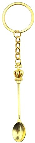 Cute Key Chains for Women - Metal Teaspoon Keychain, Vintage Key Ring Decor for Handbags