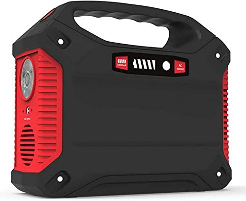HTDRE Generatore Solare da Esterno da 100 W, generatore Portatile da Campeggio da 155 Wh e 42000 mAh, Batteria Ricaricabile Tramite Pannello Solare/Presa a Muro/Auto, per Campeggio e Viaggi.
