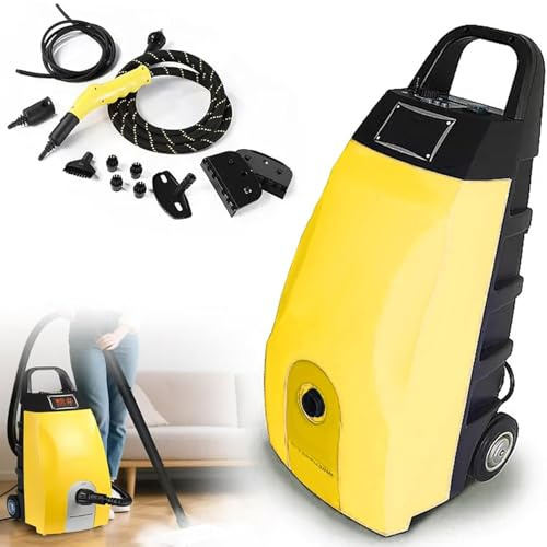 High Pressure Steam Cleaner, 2500W Portable Steamer with 15S Heat-Up, 3.5L Tank for Car, Floor, Grout, Kitchen, Furniture & Bed Bug Treatment