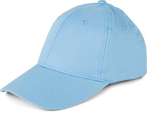 styleBREAKER Unisex Baseball Cap Gebürstete Baumwolle | Einfarbige 6-Panel Kappe. Stufenlos verstellbar mit Klettverschluss Kopfumfang 56-59 cm. 7 cm Schirm gebogen. Mit Schweißband