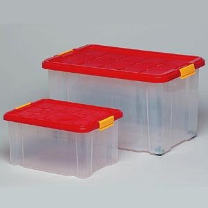 Euro-Box m. Deckel u. Rollen