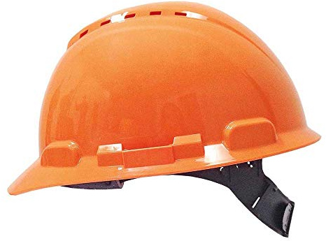 3M H700CO Schutzhelm mit Pinlock und Kunststoffschweißband, H700-Serie, belüftet, Orange