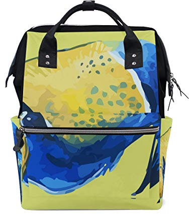 MONTOJ Sea-Fish Reisetasche mit pinkem Hintergrund One Size 5