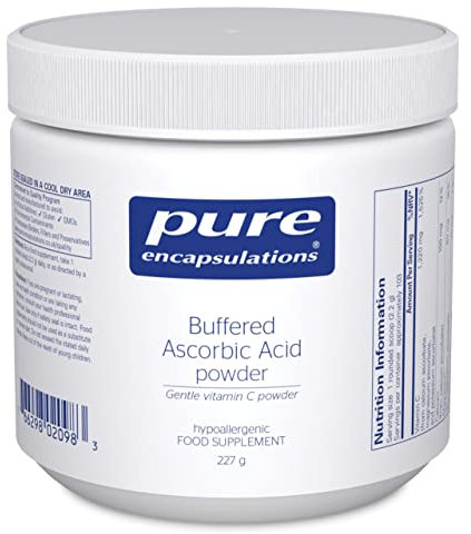 Pure Encapsulations Buffered Ascorbic Acid Powder - Gentle Vitamin C - 227 Grams