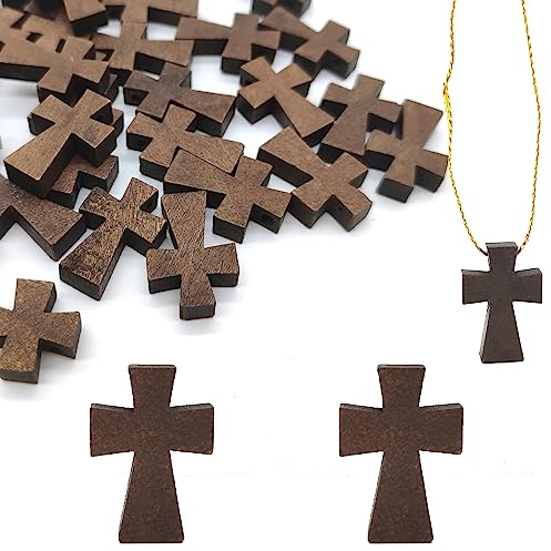 Hayaww 100 Pz Ciondoli Croce Vintage Artigianato, Scuola Domenicale, Decorazione Pasqua, Eid Mubarak, Ramadan