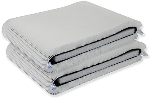 PUREBURG Replacement Filters Compatible with BLUEAIR Blue Max 3450i Air Purifiers, 2-Pack H13 HEPA Activated carbon 2-IN-1 Air Clean Dust VOCs