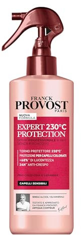 Franck Provost, Expert Couleur, Spray Professionale Per Capelli Sensibili, Protegge Capelli Colorati, Con Pro-Cheratina e Ceramide, 190 ml