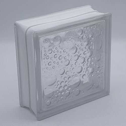 Fuchs Design Glasbausteine Savona Klar, 19x19x8 cm, 6 Stück