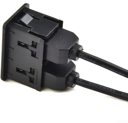 Adaptateur de câble audio à double panneau USB pour autoradio, performance sonore améliorée et montage pratique sur tableau de bord