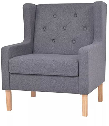 Xichuzi Sessel, Sessel Wohnzimmer, Lesesessel, Stillsessel, Relaxing Chair, Fernsehsessel, Grau Stoff