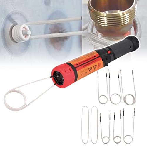 HCAUYNN Small Induction Heating Machine 1100W,8 Coil Kits Bolt Removal Tool, Car Electromagnetic Induction Heater,Multi-Angle Application,220V