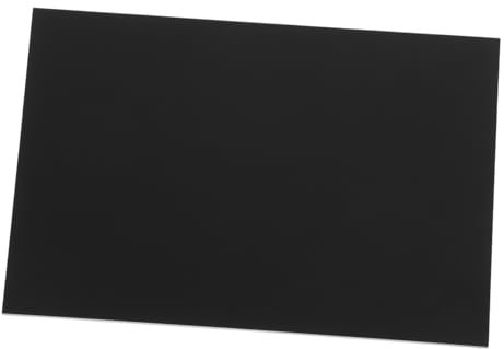 Plaque Acrylique Noire Miroir 100x150 Mm pour Présentoirs et Bricolage