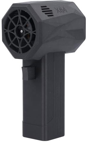 Spacnana Car Drying Jet Dry Blower,Battery Powered Dust Blower Powerful, Compact Lightweight Electric Cleaning Keyboard Snow Clearing for Home and Business Use (Black)
