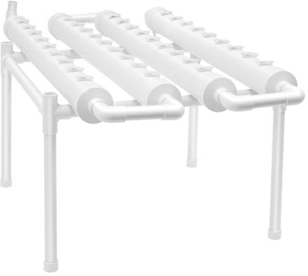 idroponica | idroponica | Sistema idroponico per la casa | Tubi in PVC U (qualità alimentare) | Irrigazione automatica | Risparmio di spazio e rendimento | Ideale per giardino interno (4 strati)