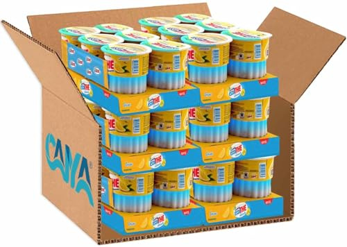 6X Thè Limone Deteinato Bevanda con Vero Infuso di Foglie di Thè al Limone Senza Teina in Brick per estathe 6x200ml