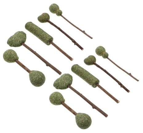 TOYZFRIENDY 10Pcs Catnip Stick Lollipop Cat Chew Kitten Snack Edible Natural Catnip Balls Mixed Styles Interactive Play Exercise