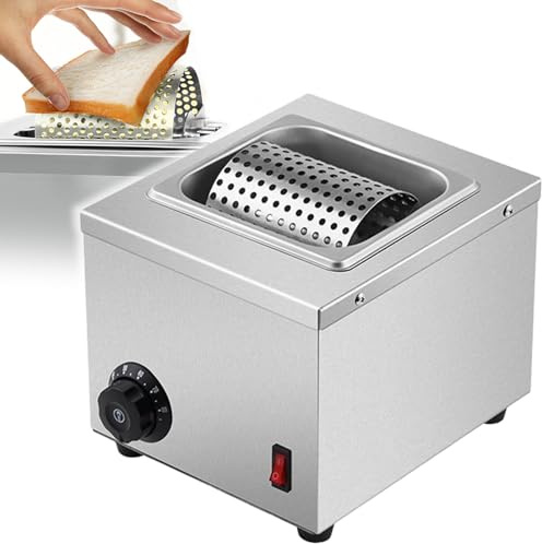 moupeaktain Rodillo De Mantequilla De Acero Inoxidable, Rodillo para Ruedas, Esparcidor De Mantequilla, Temp Ajustable De 30-80℃, Distribución Uniforme De 360°, para Hamburguesas, Pan Y Barbacoa