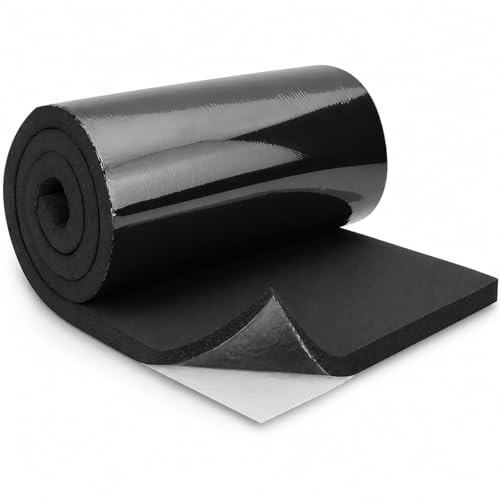 Tapis d'isolation pour voiture, 20mm 150x30cm, autocollant, protection acoustique, tapis isolant résistant au feu et à l'humidité, isolation imperméable pour véhicule, insonorisation pour capot, porte