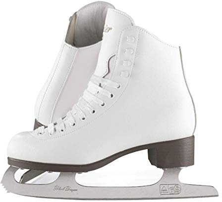 Jackson Ultima GSU121 Glacier White Figure Ice Skates for Kids/Size: Junior 12