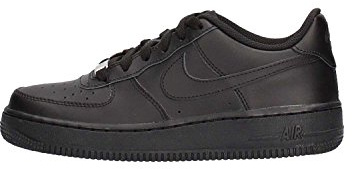 Nike Air Force 1 GS 314192-009, Zapatillas Hombre, Negro (Black 314192/009), 38 EU Estrecho