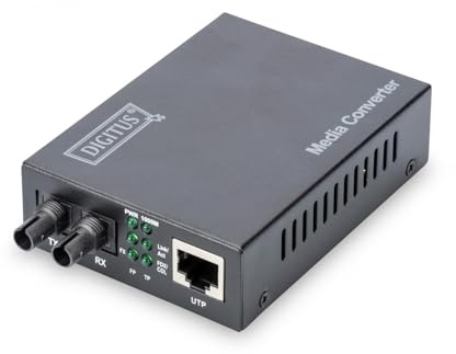 DIGITUS DN-82110-1 LAN, ST Duplex Netzwerk-Medienkonverter 1 GBit/s
