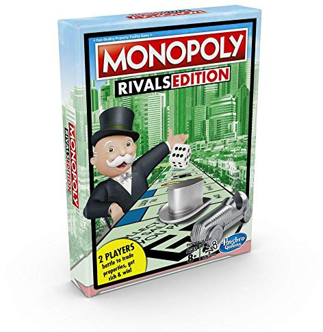 Monopoly Rivals Edition 2 Player Game Hasbro Gaming New Factory Sealed