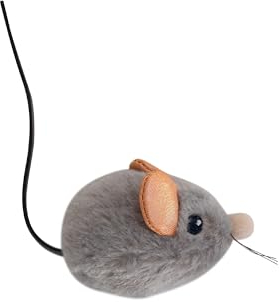 Catstages Squeak Squeak Mouse - Plüschspielzeug für Katzen - mit Katzenminze - Maus