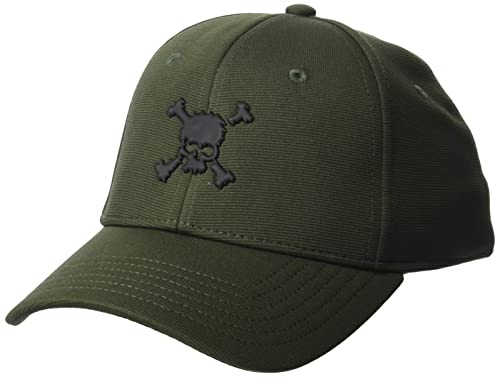 Oakley Herren Scatter Skull Ff Hat Hut, Dunkler Pinsel, S/M
