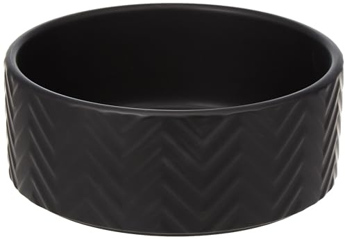 TRIXIE Napf, Keramik, 1,6 l/ø 20 cm, schwarz