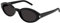 SAINT LAURENT Womens SL 567-001 51 Woman Acetate Sunglasses, Black-Black-Black
